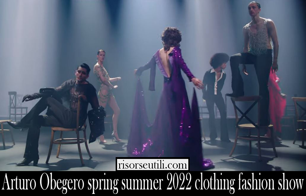 Arturo Obegero spring summer 2022 clothing fashion show