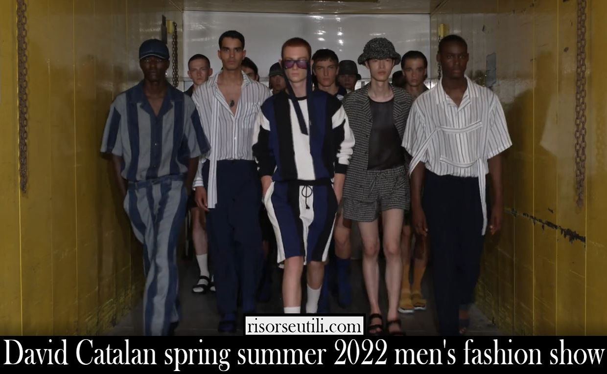 David Catalan spring summer 2022 mens fashion show
