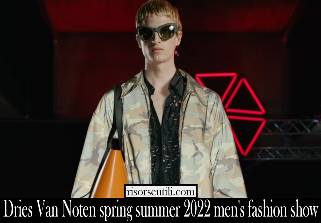 Dries Van Noten spring summer 2022 mens fashion show