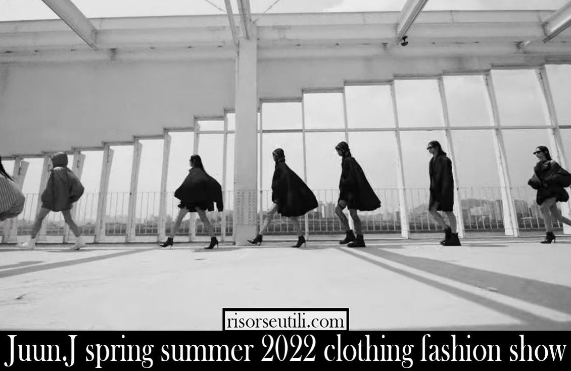 Juun.J spring summer 2022 clothing fashion show