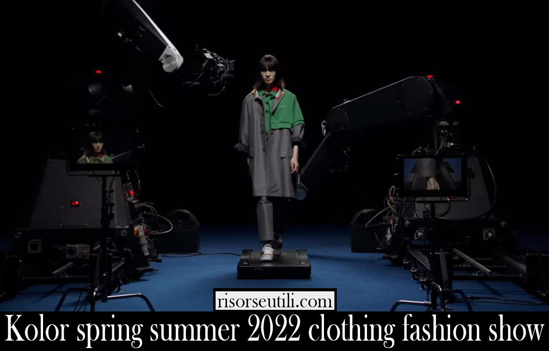 Kolor spring summer 2022 clothing fashion show