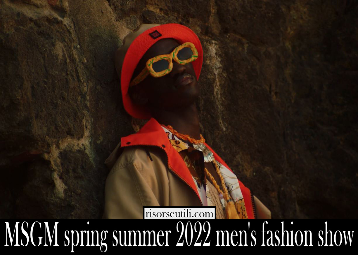 MSGM spring summer 2022 mens fashion show