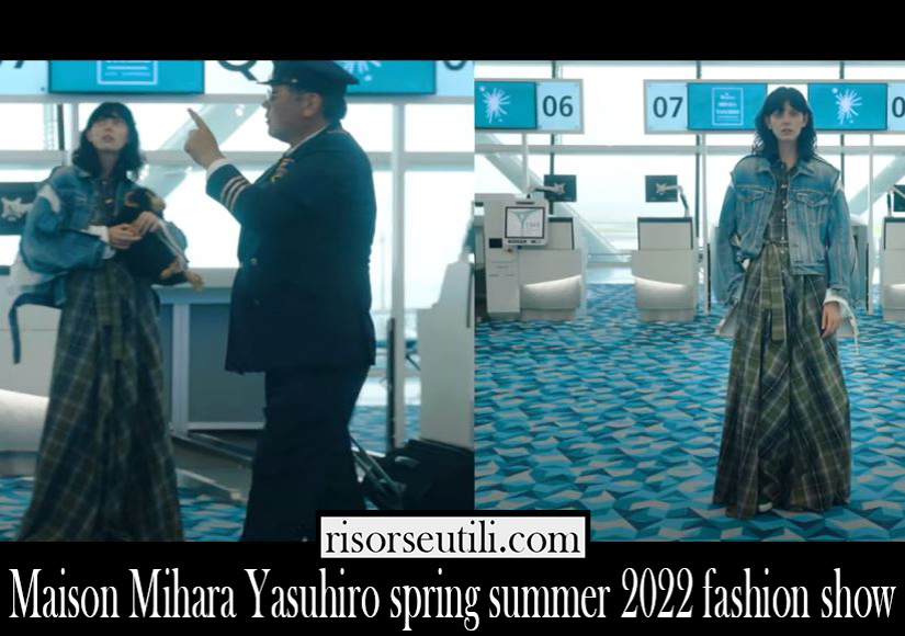 Maison Mihara Yasuhiro spring summer 2022 fashion show