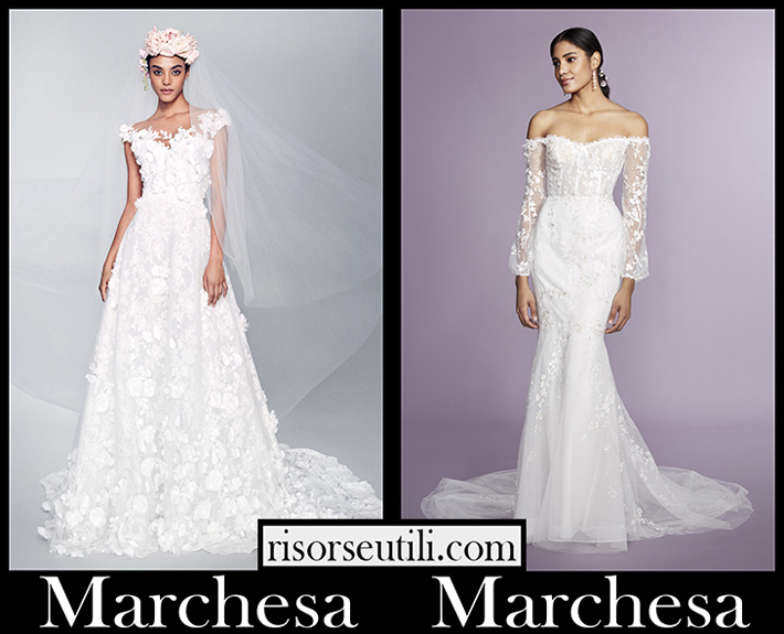 Marchesa bridal collection 2022 wedding dresses