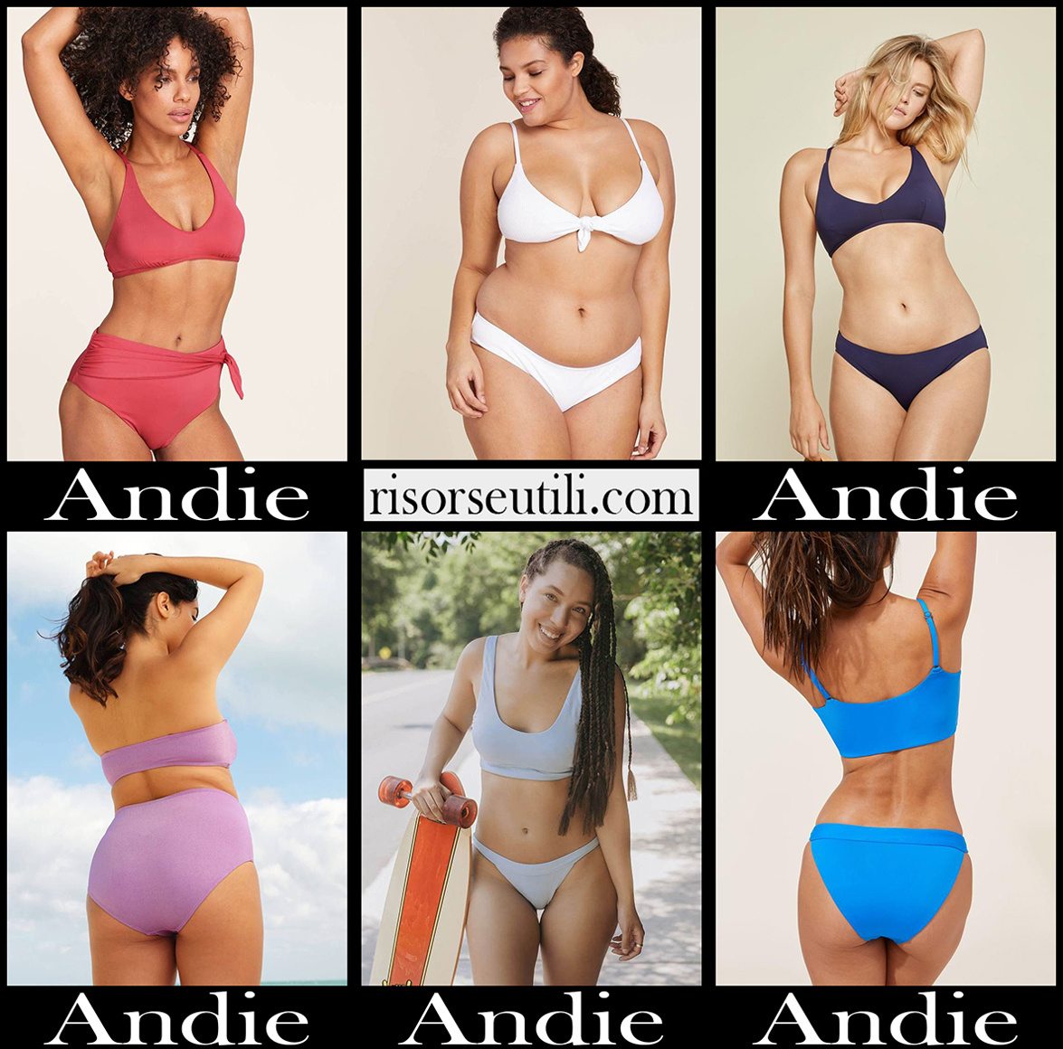 New arrivals Andie bikinis 2021 womens swimwear