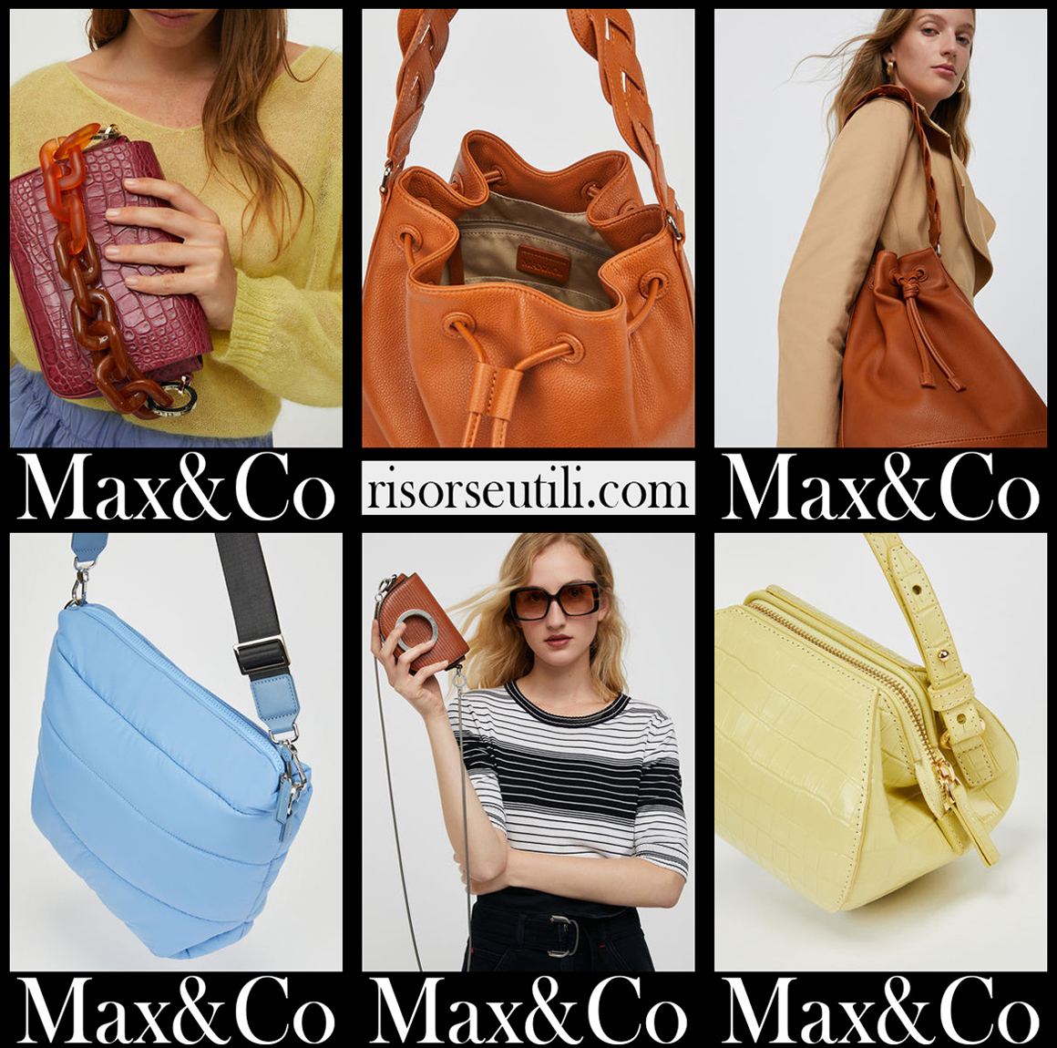 New arrivals MaxCo bags 2021 womens accessories