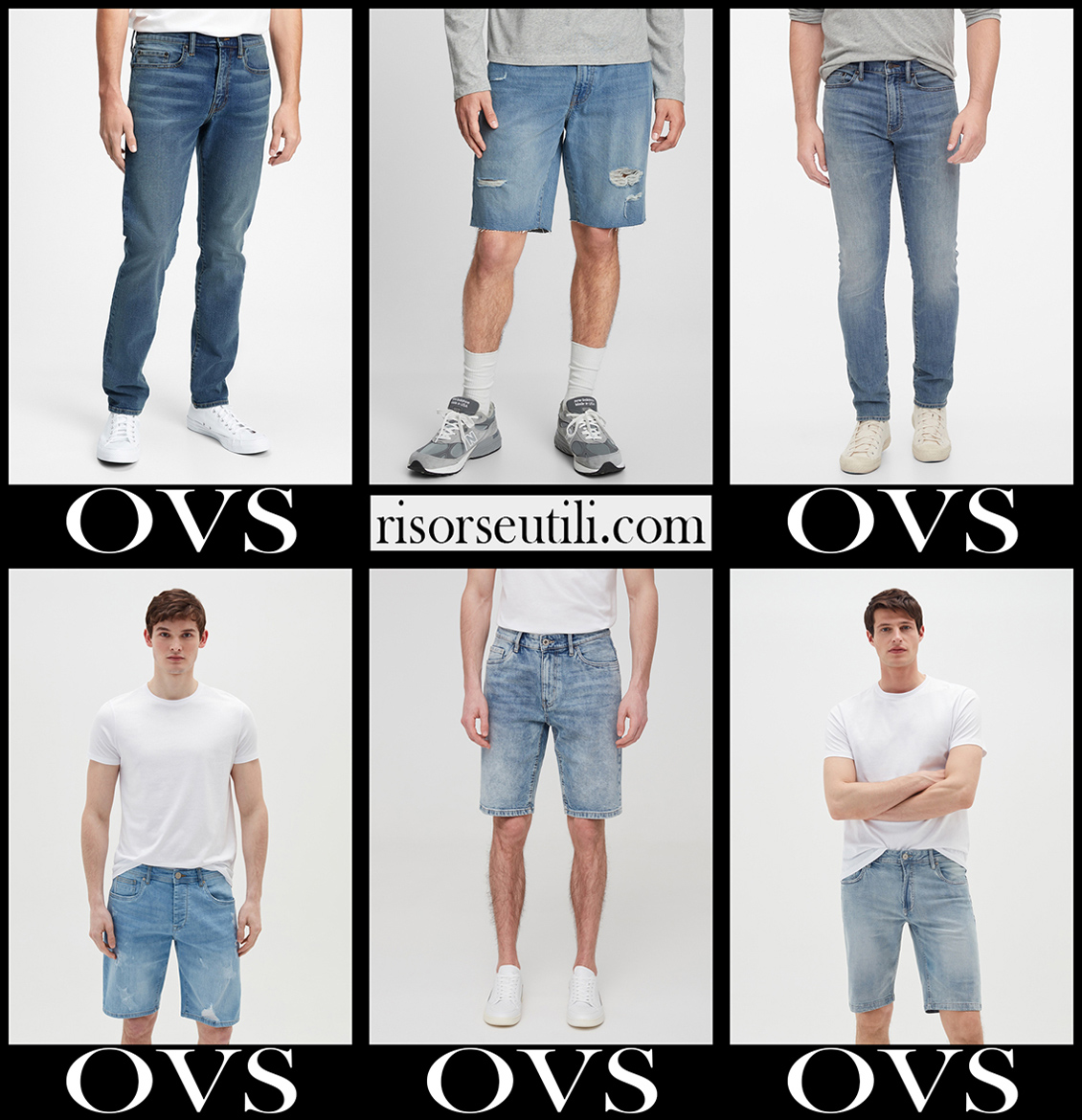 New arrivals OVS jeans 2021 mens fashion denim