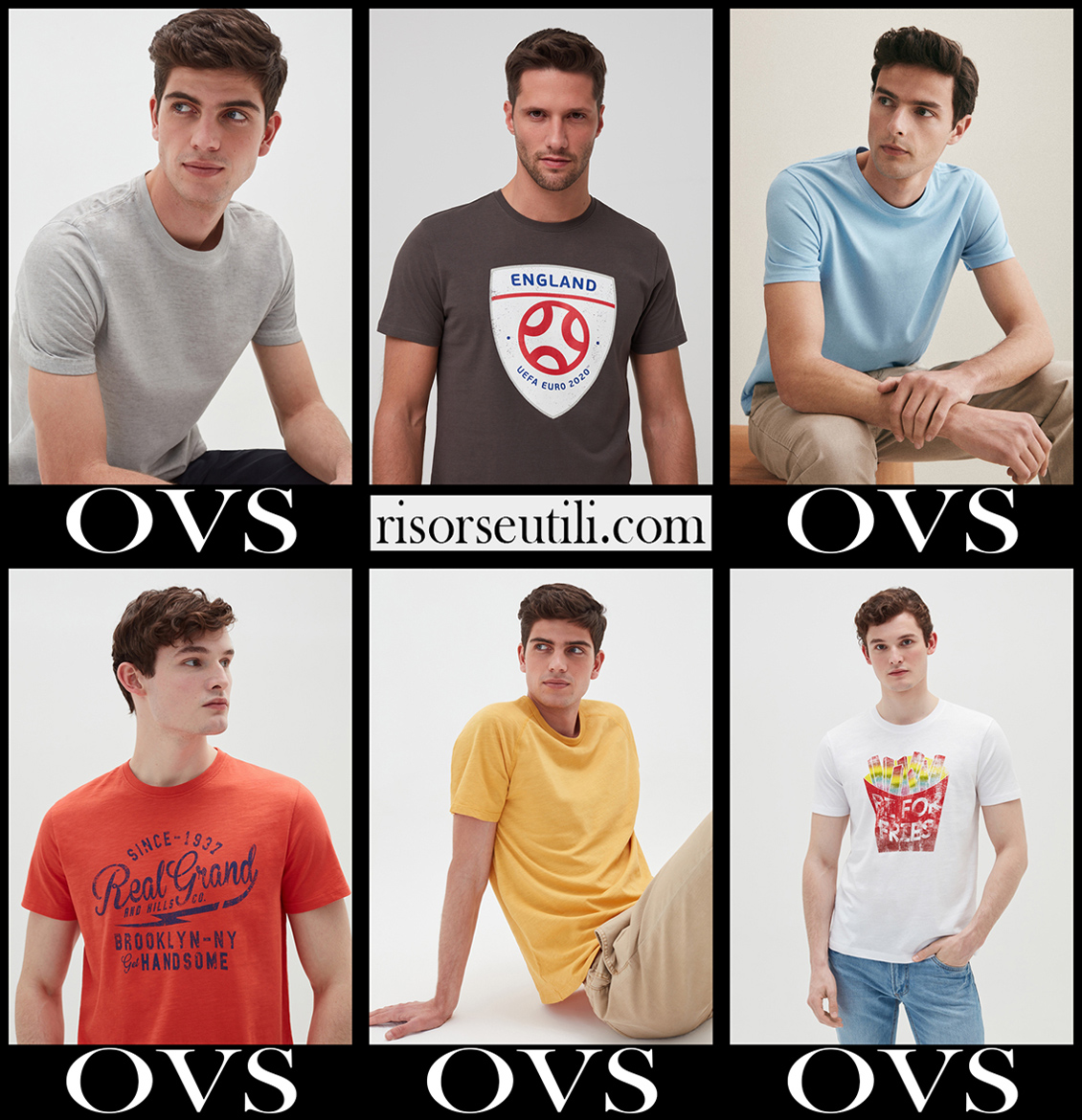 New arrivals OVS t shirts 2021 clothing mens fashion New arrivals OVS t shirts 2021 clothing mens fashion