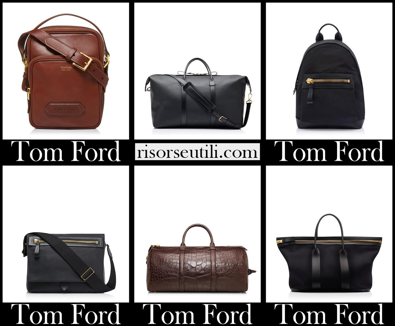 New arrivals Tom Ford bags 2021 mens accessories