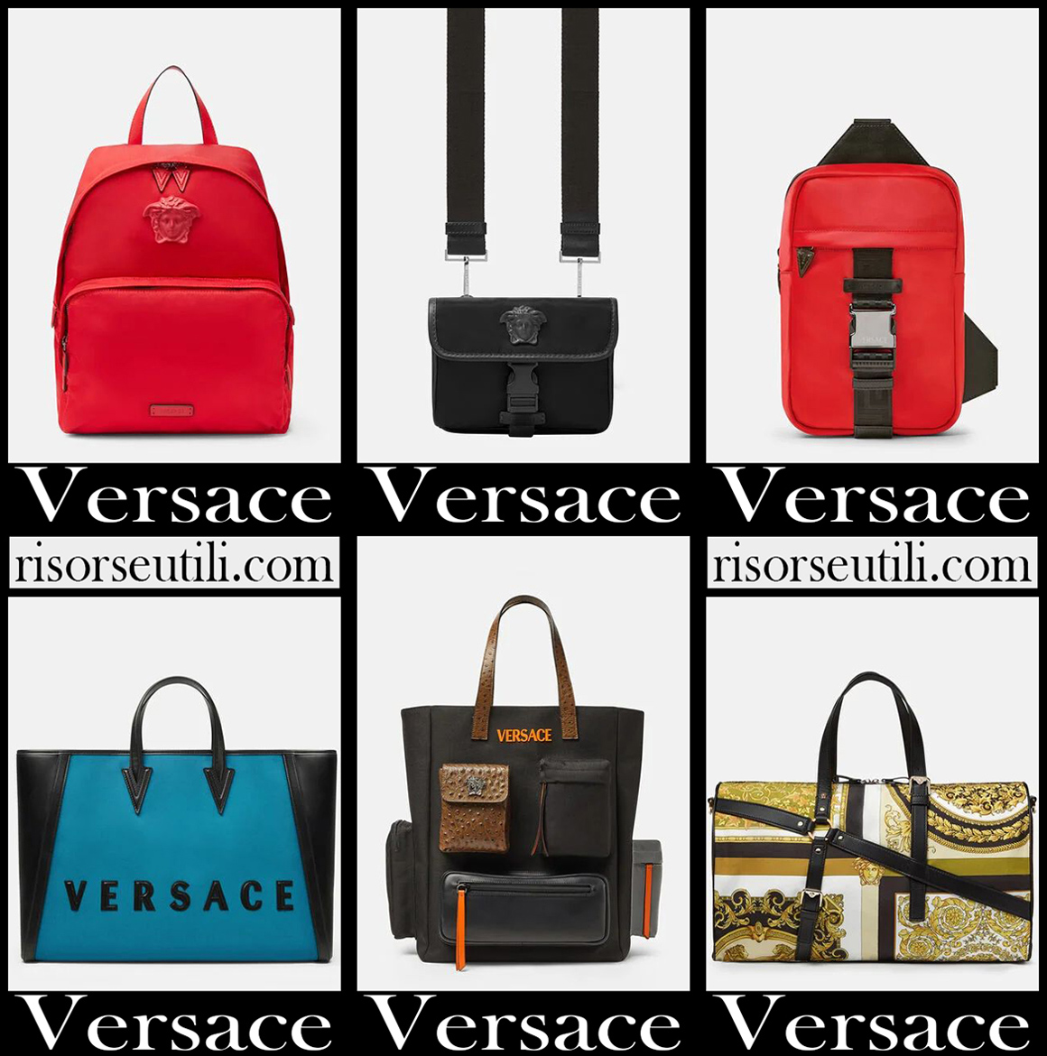 New arrivals Versace bags 2021 mens accessories