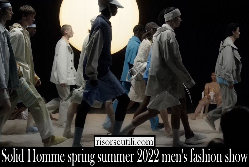 Solid Homme spring summer 2022 mens fashion show