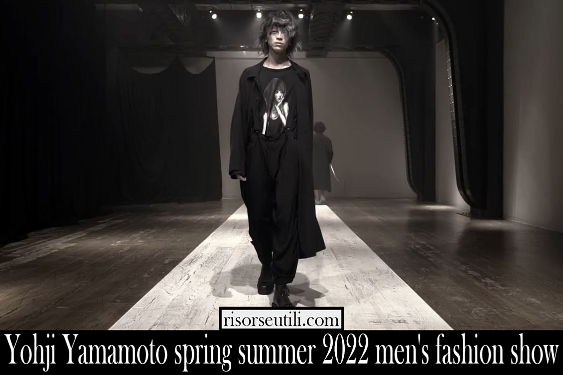 Yohji Yamamoto spring summer 2022 mens fashion show