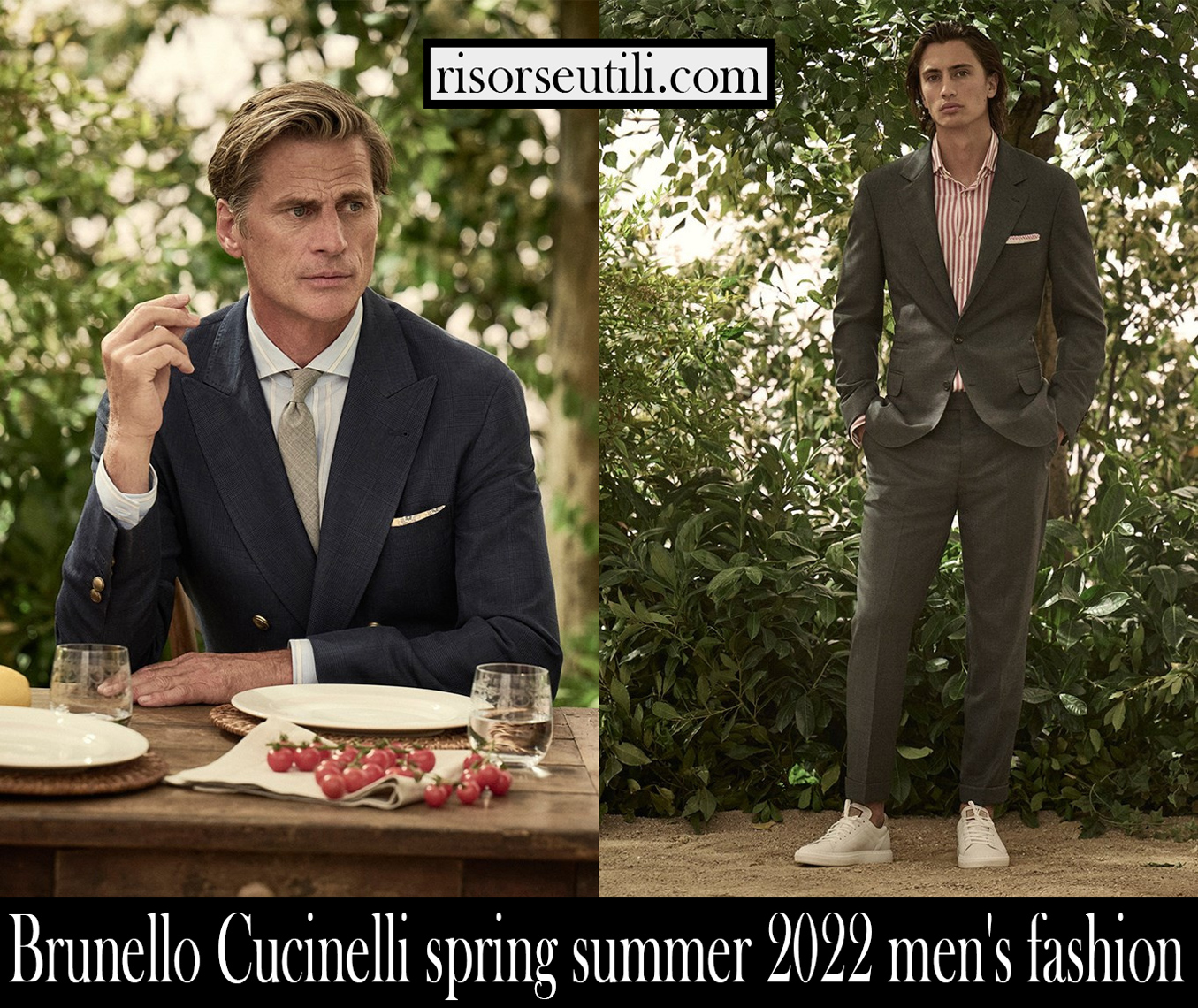 Brunello Cucinelli spring summer 2022 mens fashion