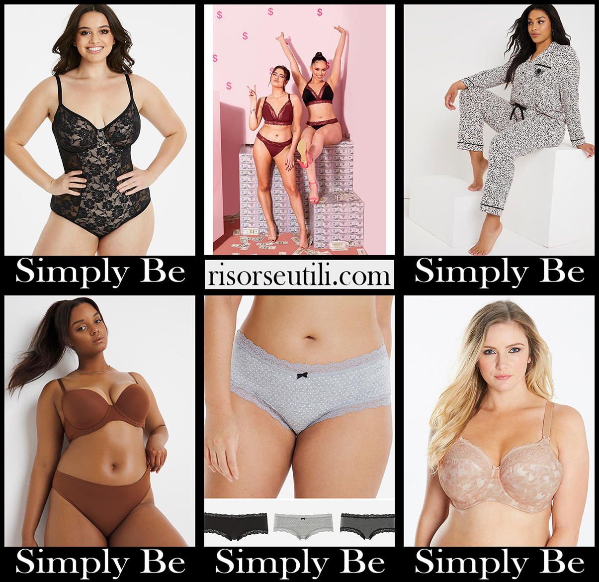 Curvy Simply Be underwear plus size fashion clothing