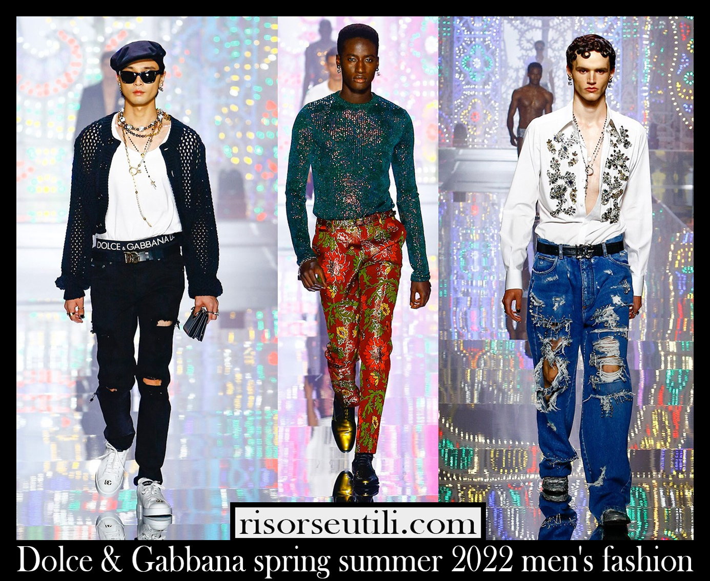 Dolce Gabbana spring summer 2022 mens fashion