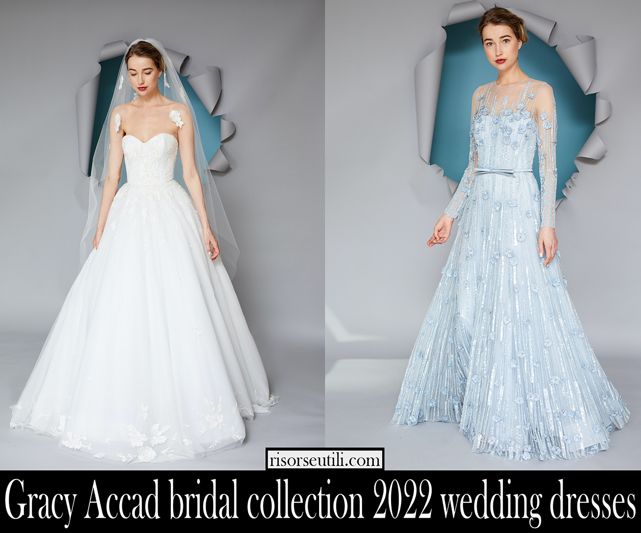 Gracy Accad bridal collection 2022 wedding dresses