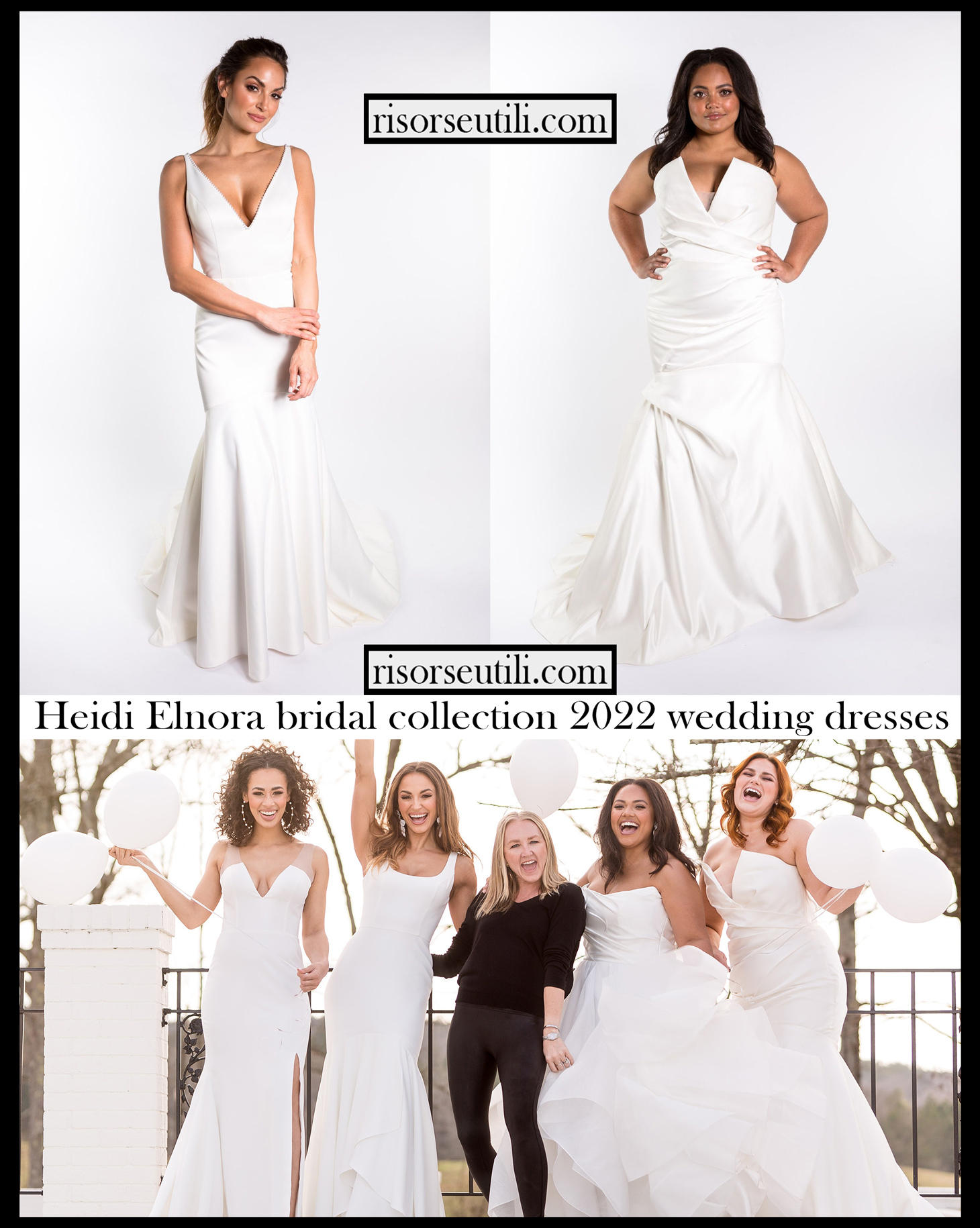 Heidi Elnora bridal collection 2022 wedding dresses