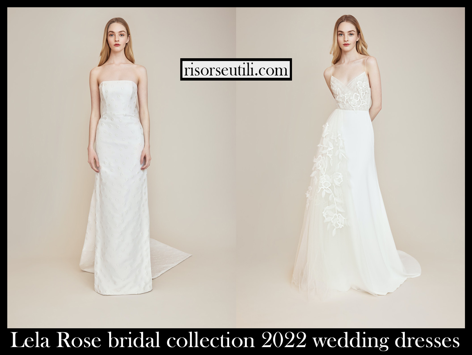 Lela Rose bridal collection 2022 wedding dresses