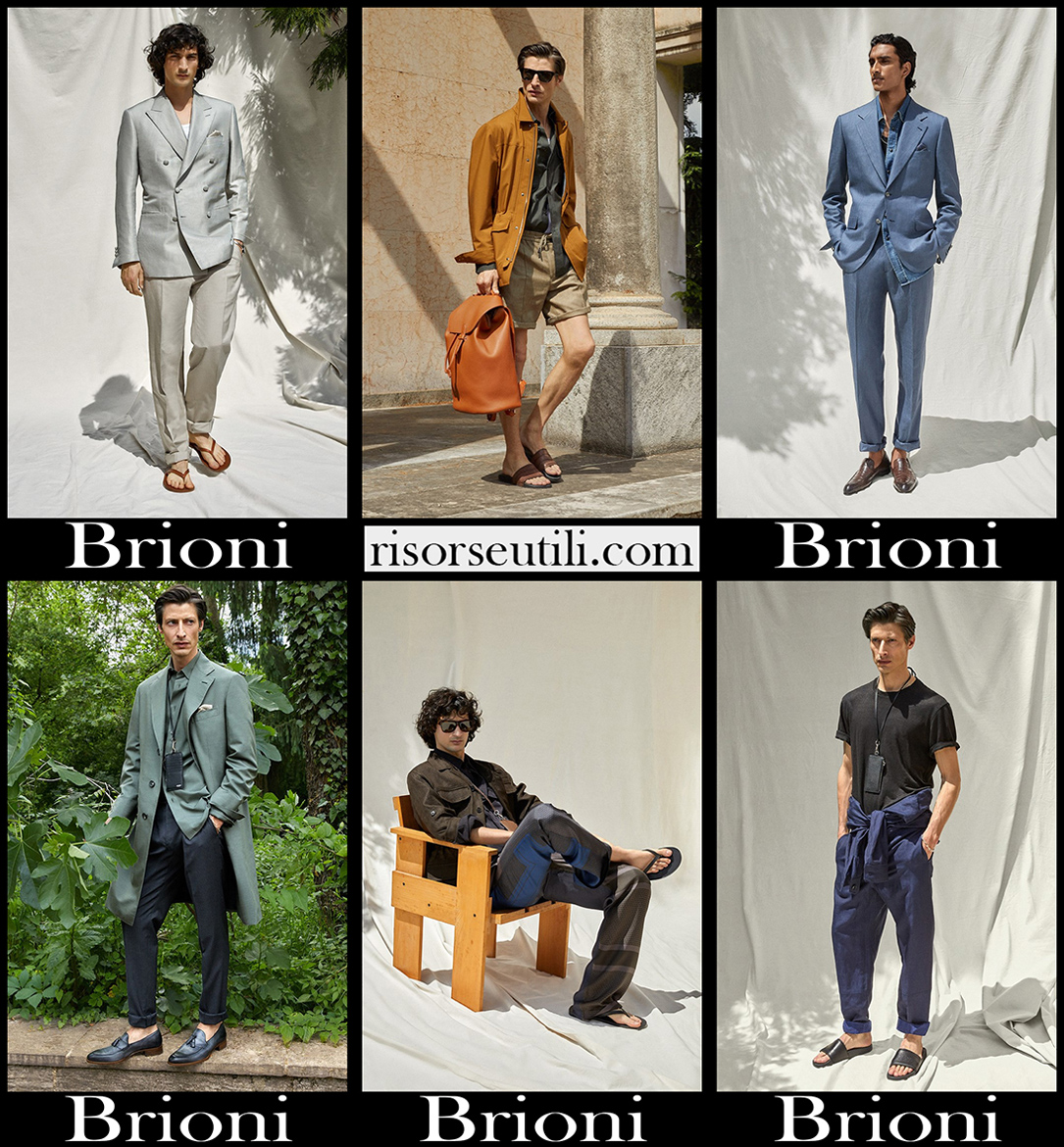 Brioni spring summer 2022 mens fashion collection