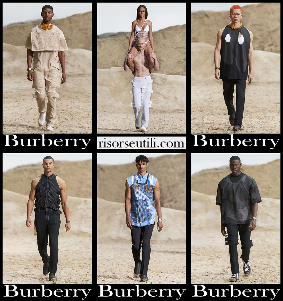 Burberry spring summer 2022 mens fashion collection