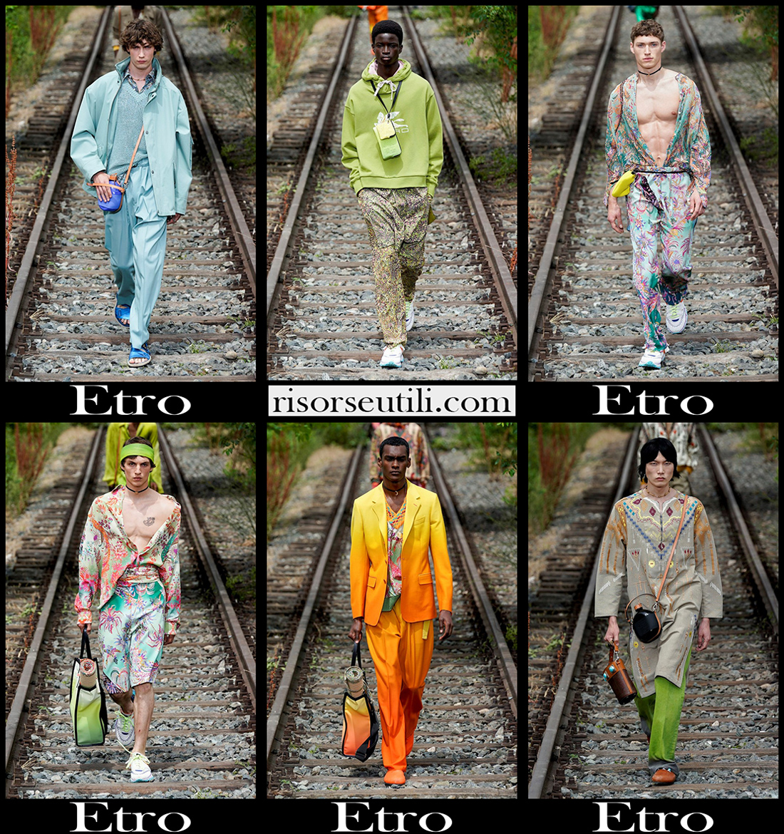 Etro spring summer 2022 mens fashion collection