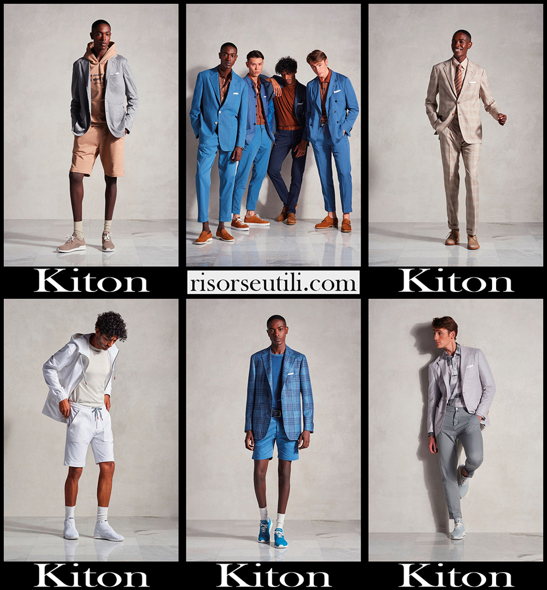 Kiton spring summer 2022 mens fashion collection