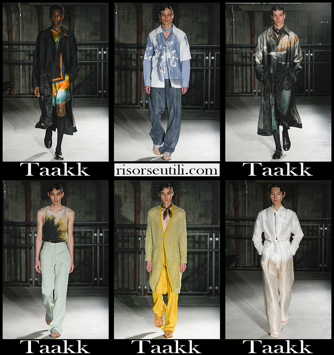 Taakk spring summer 2022 mens fashion collection