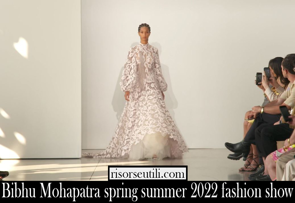 Bibhu Mohapatra spring summer 2022 fashion show