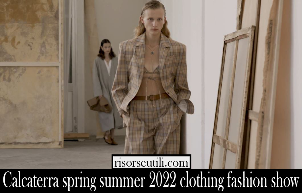 Calcaterra spring summer 2022 clothing fashion show