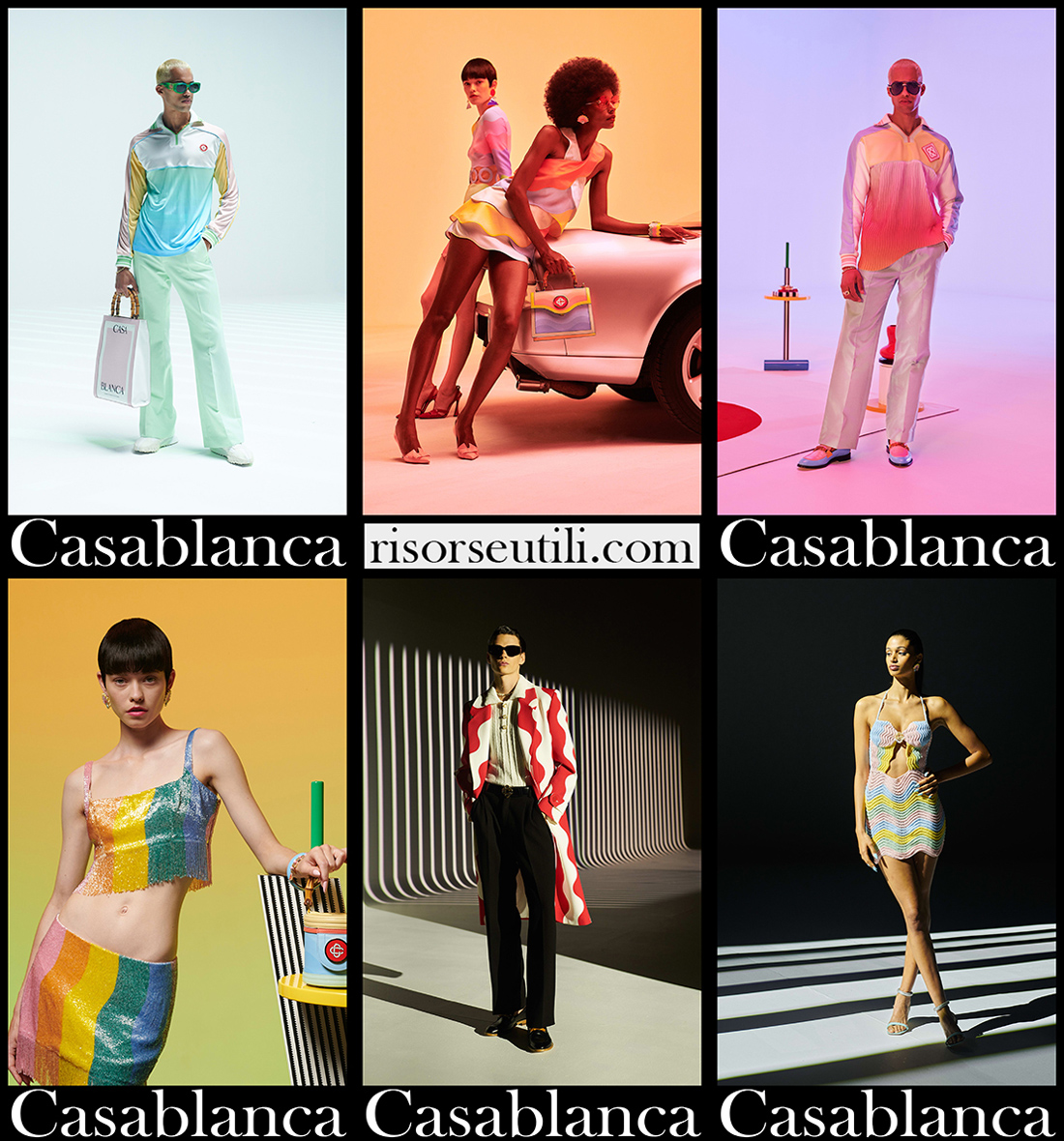 Casablanca spring summer 2022 clothing fashion collection