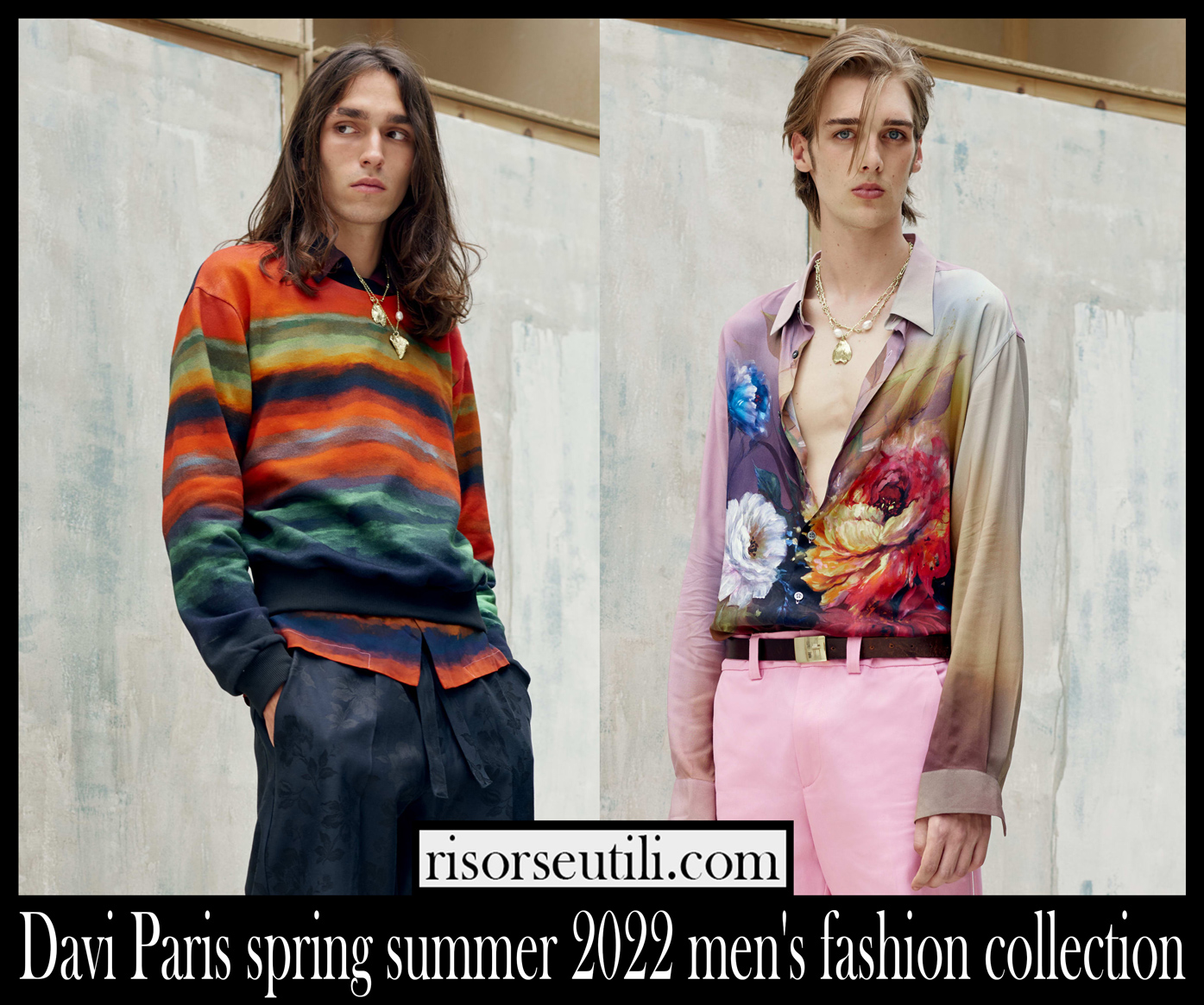 Davi Paris spring summer 2022 mens fashion collection