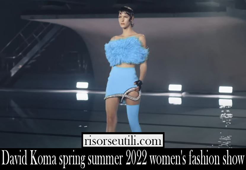 David Koma spring summer 2022 womens fashion show