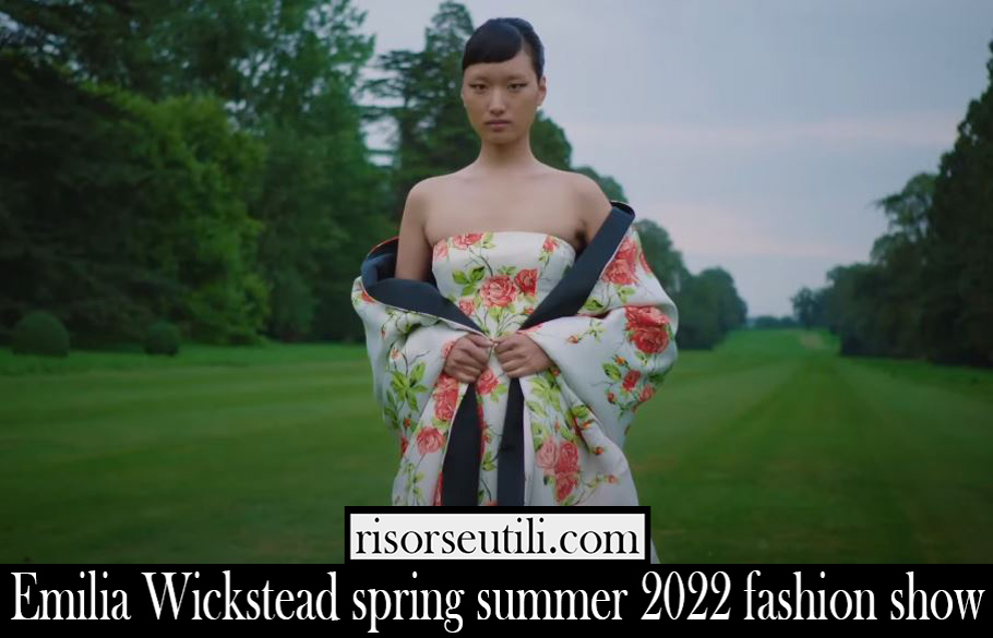 Emilia Wickstead spring summer 2022 fashion show