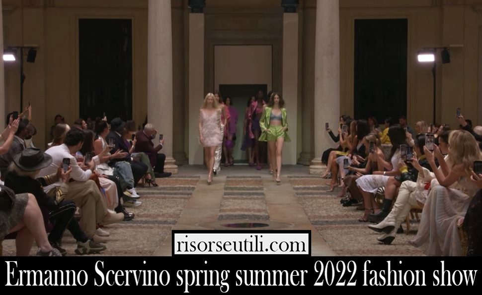 Ermanno Scervino spring summer 2022 fashion show