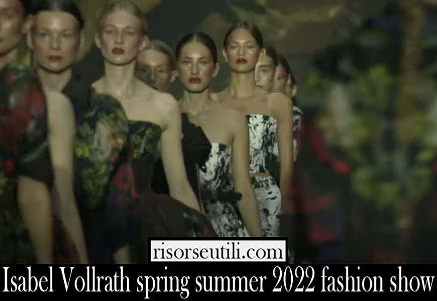 Isabel Vollrath spring summer 2022 fashion show