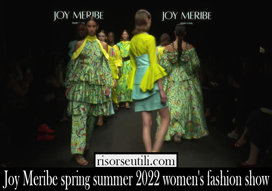 Joy Meribe spring summer 2022 womens fashion show