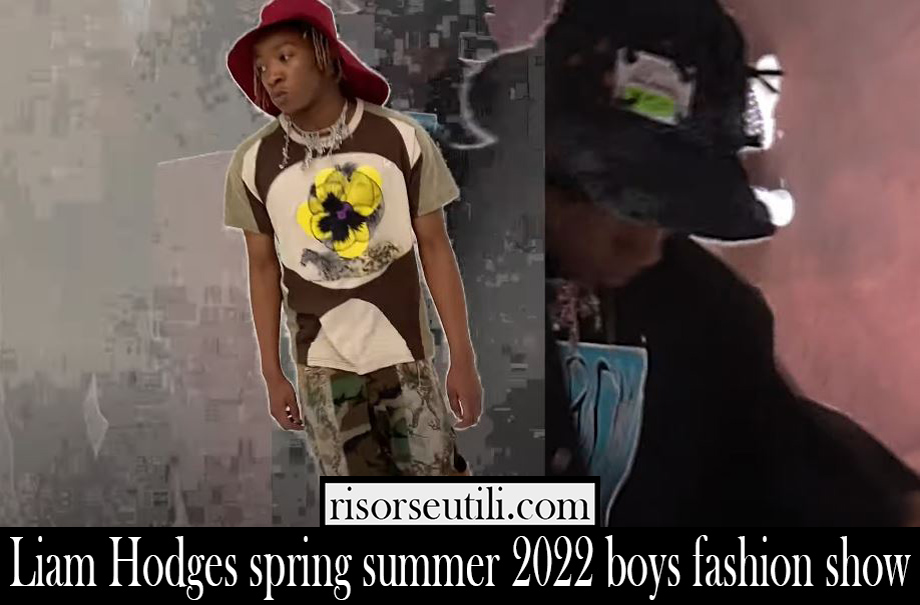 Liam Hodges spring summer 2022 boys fashion show