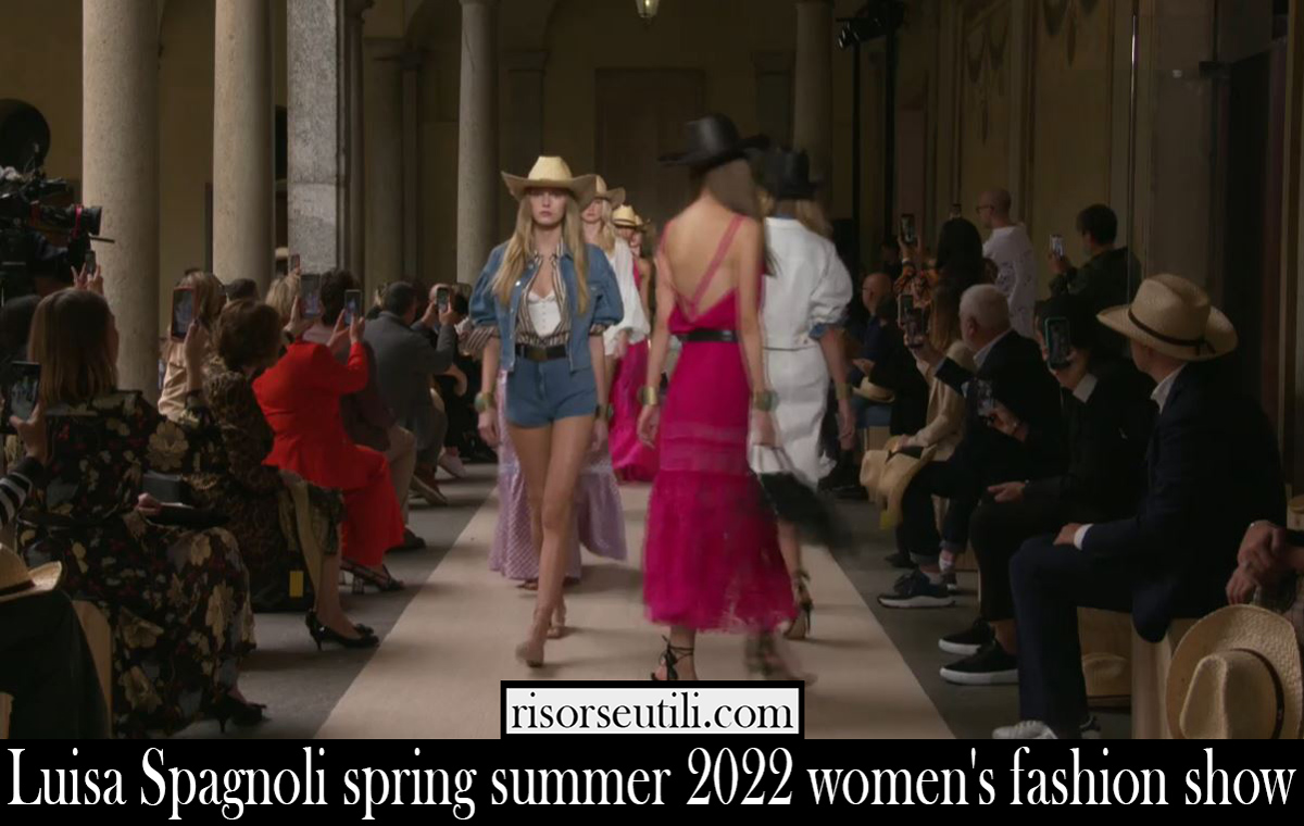 Luisa Spagnoli spring summer 2022 womens fashion show