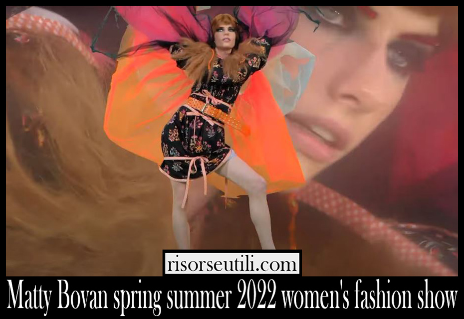 Matty Bovan spring summer 2022 womens fashion show