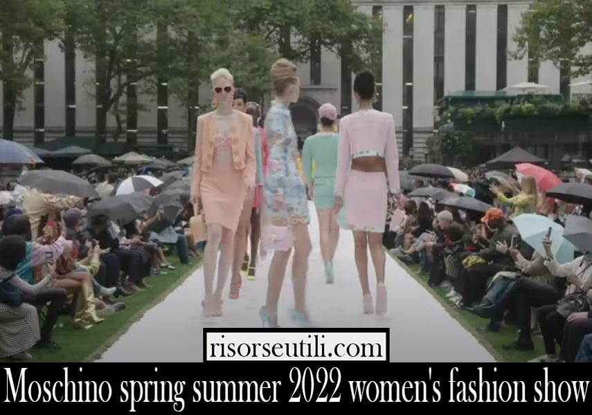 Moschino spring summer 2022 womens fashion show