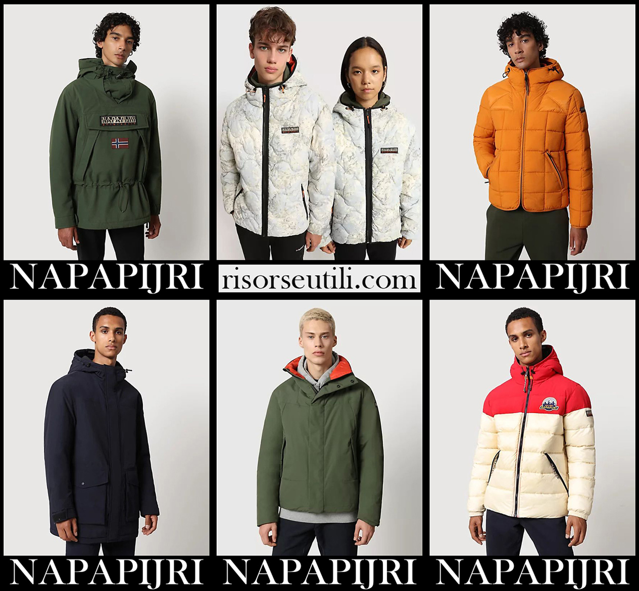 New arrivals Napapijri jackets 2022 mens fashion