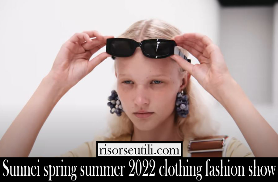 Sunnei spring summer 2022 clothing fashion show