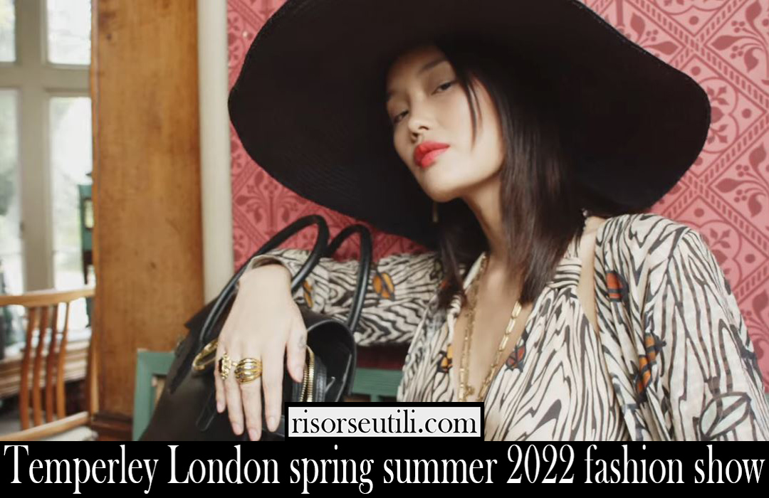 Temperley London spring summer 2022 fashion show