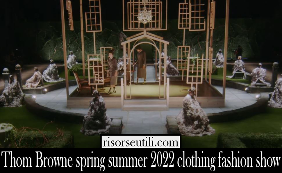 Thom Browne spring summer 2022 clothing fashion show