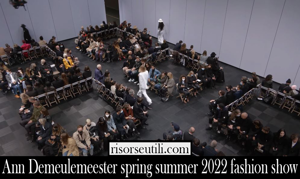 Ann Demeulemeester spring summer 2022 fashion show