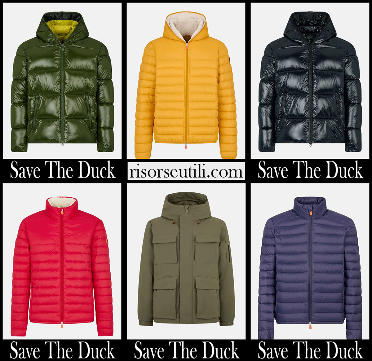 Arrivals Save The Duck jackets 2022 mens fashion