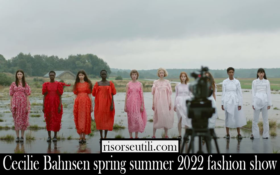 Cecilie Bahnsen spring summer 2022 fashion show