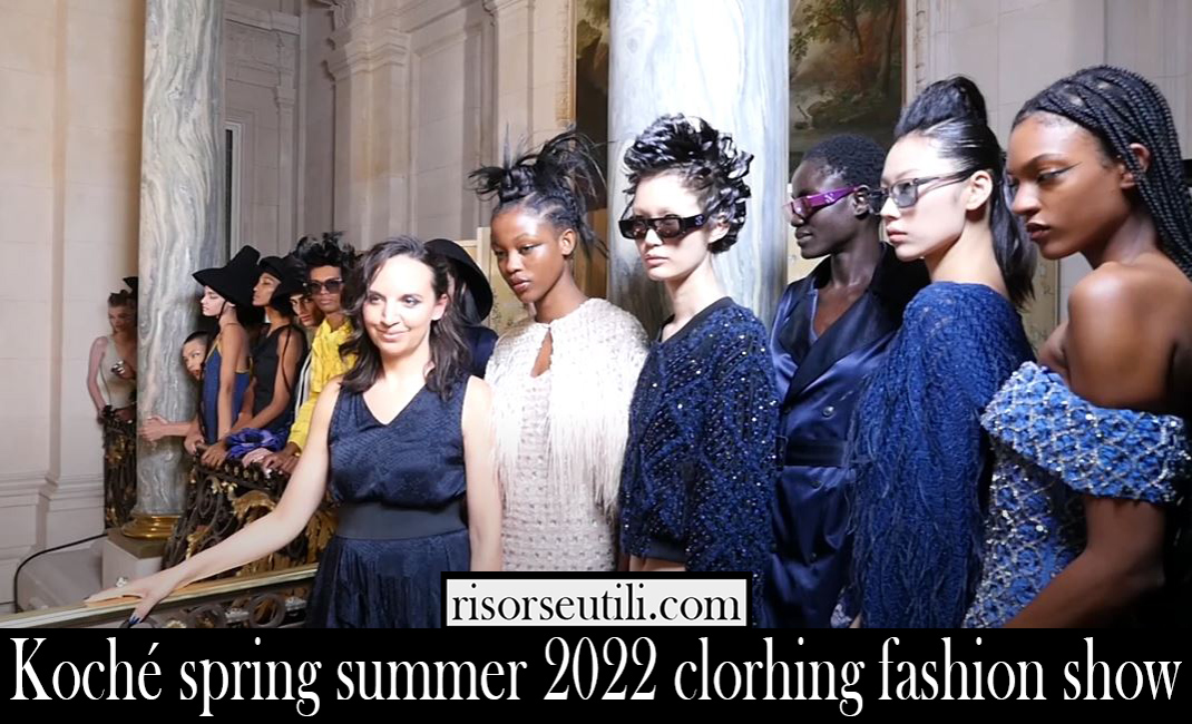 Koche spring summer 2022 clorhing fashion show