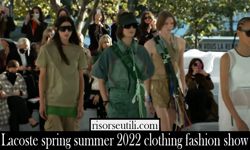 Lacoste spring summer 2022 clothing fashion show