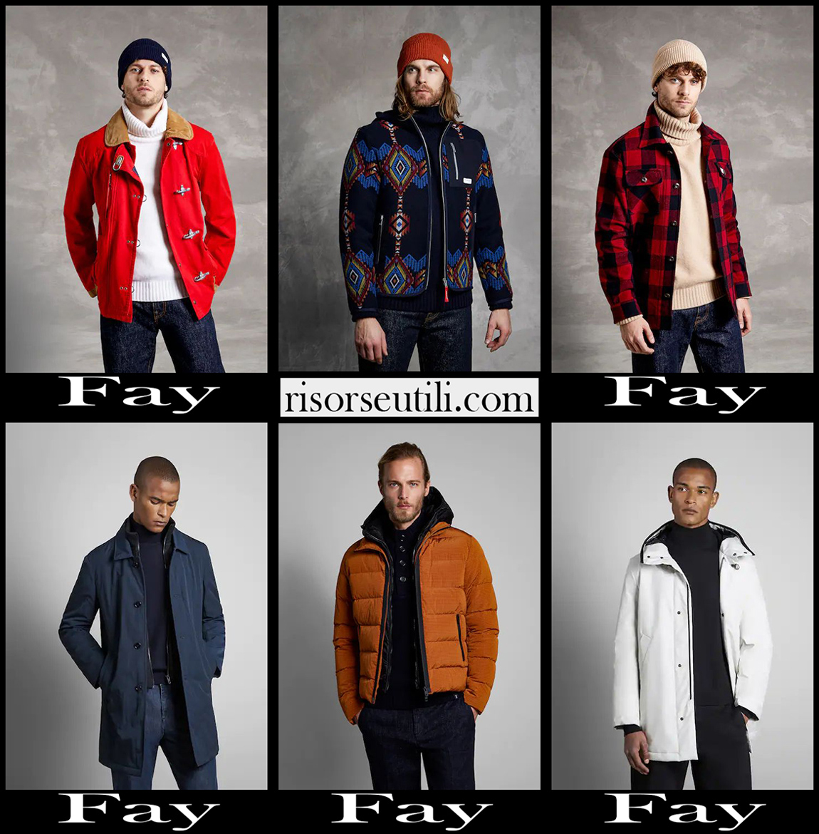 New arrivals Fay jackets 2022 mens fashion clothing